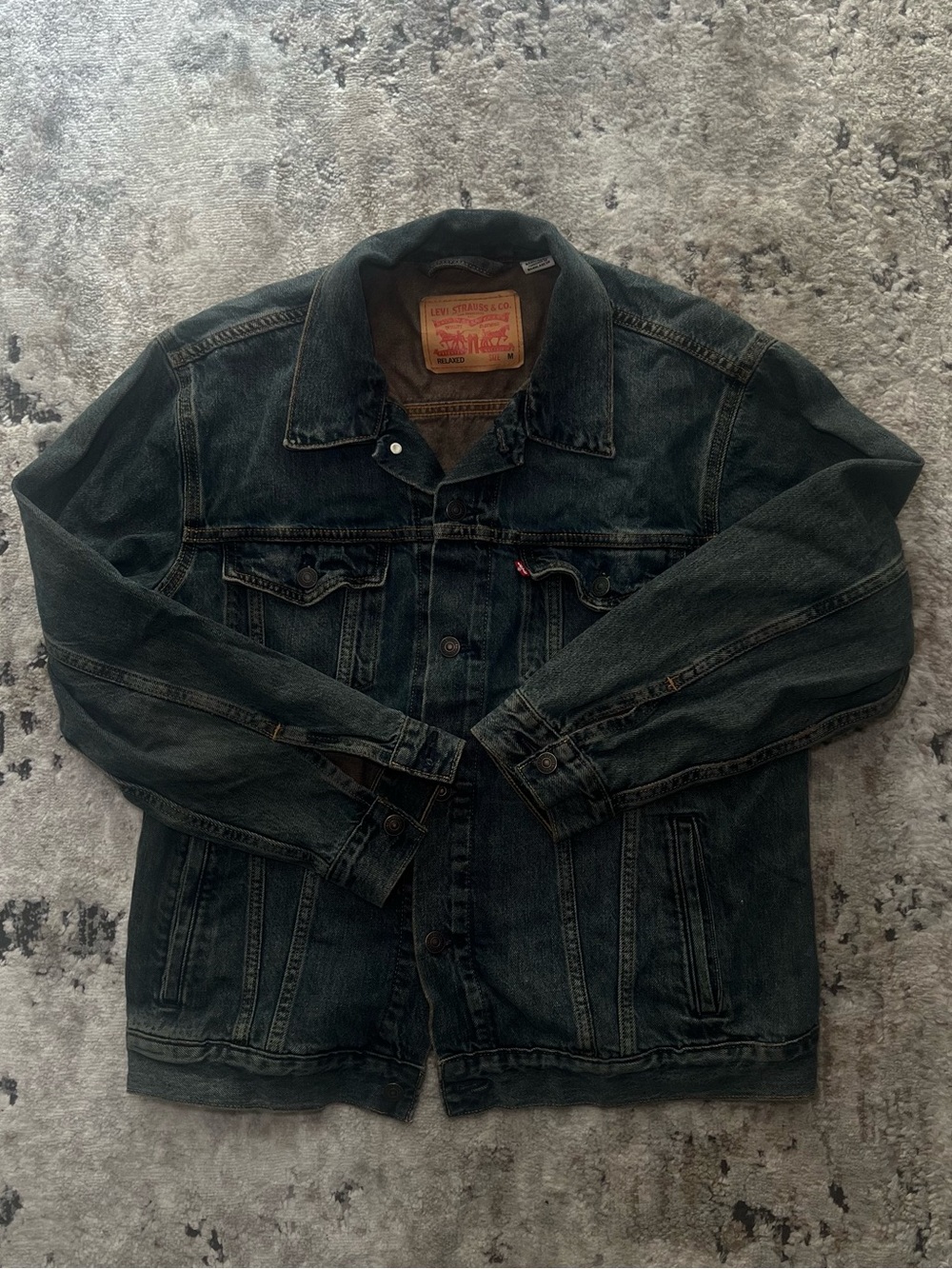 Levi's Dark Blue Men's Denim Trucker Jacket